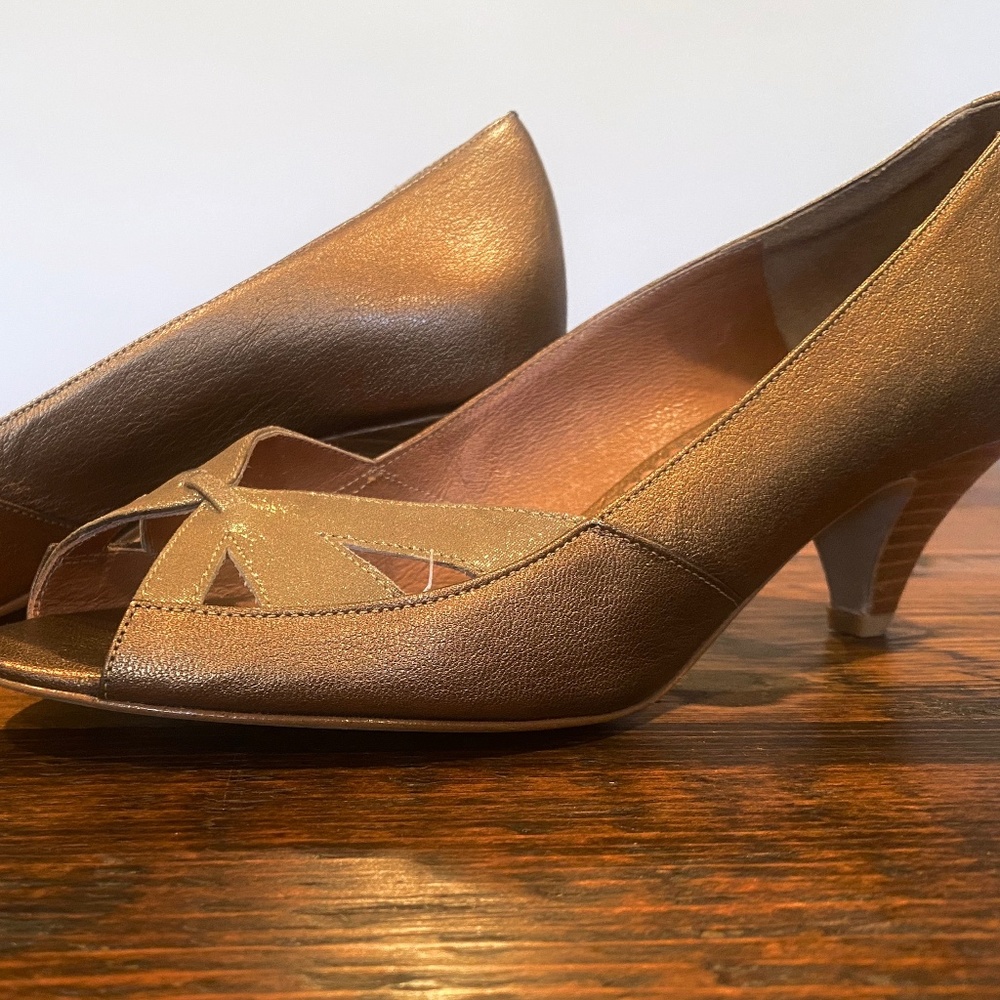 Sessun Metallic Heels